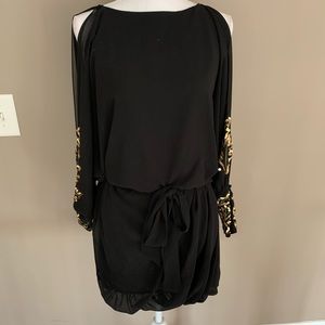 Open Shoulder Semi Formal Dress